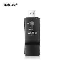 와이파이확장기 무선증폭기 와이파이 공유기 Kebidu 핫 유니버설 무선 TV 네트워크 어댑터 WPS 300Mbps 리피터 RJ-45 케이블 삼성 호환 LG HDTV, 01 Black