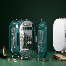 폴라도레 병풍식 폴딩 접이식 휴대용 액세서리 수납함 보석함 Z, 2번, 02-화이트(C-1153)