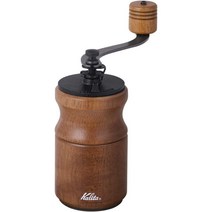 Kalita 칼리타 커피 원두 핸드밀 그라인더 일본 수동 분쇄기 믹서기, KH-10 브라운 + 1개, 커피밀