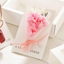 용돈 박스 돈다발 케이크 돈티슈 케익 만들기 반전 다이소 어버이날 카네이션 휴지 비누62, 카네이션프리저브드미니부케핑크