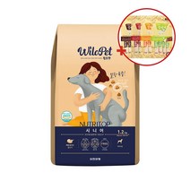 윌로펫 뉴트리탑 애견 눈물사료 퍼피 어덜트 시니어 1.2kg 월로펫 웰로펫, 시니어/1.2kg