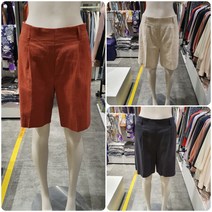 3여성)올리비아로렌 이밴드 린넨 반바지 VOCDSXM6366