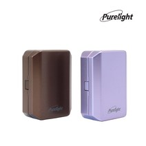 퓨라이트 휴대용 무선 칫솔살균기 ver2 UV-C LED2개 국내생산, 초코브라운
