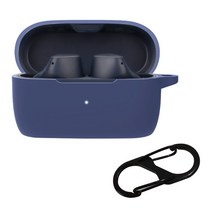 Jabra-Elite 3 Shopproof 무선 헤드셋 실리콘 슬리브 충격 방지 방지 세척 가능한 커버에 적합한 하우징, 진한 파란색