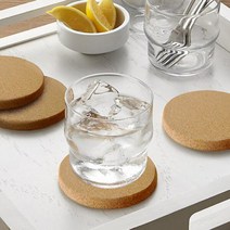 아트박스/모두의팩토리 코르크 코스터 무지 원형 100x15mm R, 본품