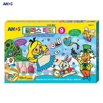 아모스 글라스데코 9번 스티커 물감 미술놀이 썬데코 공작 글라스물감 미술용품