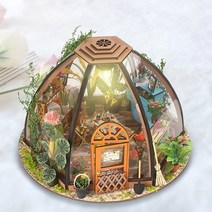 청년토이 DIY미니어처 별빛 꽃 정원 홈가드닝, 상세 설명 참조, 선택:본품