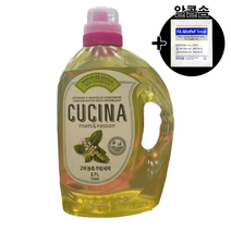 쿠치나 바질 주방세제 2.7L + 알콜솜, 1개