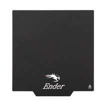 Creality 오리지널 매우 유연한 탈착식 마그네틱 3D 프린터 빌드 표면 가열 침대 커버 Ender 3 V2 Neo/Ender 3 pro/Ender 3 S1/Ender 5 3D, Black, Black