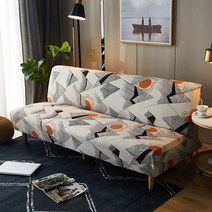 소파커버 쇼파 sofa cover 천갈이 덮개 거실 용 탄성 침대 타월 미끄럼 방지 면, 160cm - 185cm, 컬러22