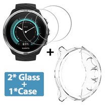 애플워치액정교체 자가수리 Suunto 9 /Suunto 7 스마트 워치 소프트 TPU 보호 커버 쉘 강화 유리 필름 용 2 1 케이스 스크린 프로텍터, [01] 1