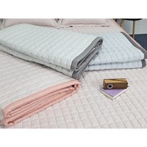위드베딩 [콤비] 사계절용 세미마이크로 카페트 겸 패드 퀸 Q, 차콜