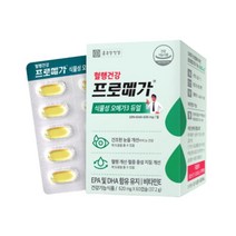 종근당건강 프로메가 식물성 오메가3 듀얼 620mg x 60캡슐