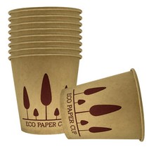 친환경 페이퍼맥스 크라프트 나무 종이컵 1000개, 1개입