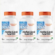 닥터스베스트 알파리포산 150mg 120캡슐 3병, 120정, 3개