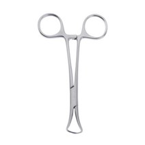 GHSHOP 헝겊 수건 Forcep 손수건 악기 도구 구강 케어 치아 도구, 스테인레스 스틸, 실버