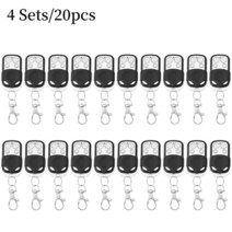 주차차단기리모컨 433MHz 복사 원격 제어 무선 자동 복제 고정 코드 범용 스마트 키 차고 도어 게이트 오프, 04 4 Sets