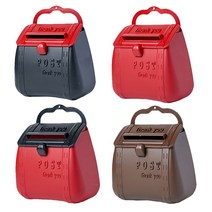 꽃샘 복주머니 우체통 우편함 우편수납함 집들이 선물, 브라운