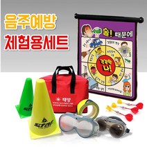 음주체험고글 세트 음주예방 금주교육 캐리어포함 (다트+오재미+릴레이게임)