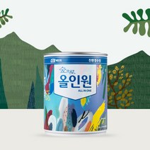 KCC 숲으로 올인원 3.78L 친환경페인트 실크벽지페인트 가구 방문 몰딩 철재 방화문, [유광]백색, 1개