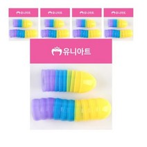 유니아트 플라스틱 계란모형 소 10p, 혼합색상, 10개