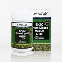 뉴질랜드 엔조라이프 초록입홍합 17000 ENZOLIFE GREEN LIPPED MUSSEL 17000 180캡슐