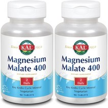 칼 유기산마그네슘 말레인산 마그네슘 말릭산 말산 말레이트 400mg 90정 2개