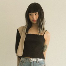 일구구일 러플 슬리브리스 탑 _ 4COLOR