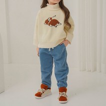 꼼마제이 유아 남아 여아 기모 골덴 바지