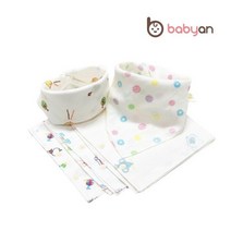 [베이비앙] 무형광 순면 행키빕 5장(똑딱이손수건/손수건스카프빕), 상세 설명 참조, 상세 설명 참조