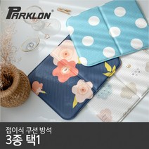 파크론 [파크론] 접이식 쿠션방석 3종 택 1 (35x28x1cm), 봉봉블루