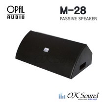 M-28 스테이지 모니터 패시브스피커 RMS250W 16옴 듀얼 8인치 1통 라우드스피커 모니터스피커 교회스피커 회의실스피커, M-28 (B)