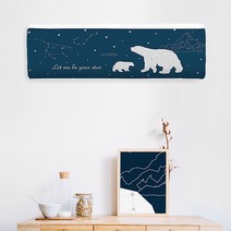 벽걸이형 대형 에어컨커버/에어콘커버 무풍 엘지휘센, 백곰자리