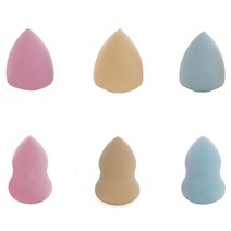 수분광메이크업 촉촉피부 화장쿠션 퍼프, 1개, 블루 조롱박