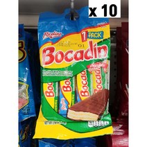 Ricolino bocadin 초코웨하스바 73.4g x 10팩, 1팩, 734g