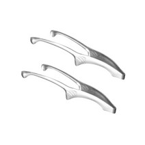 1+1 웨이브 스텐 고기집게 요리핀셋, 25.5cm 2개