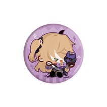 원신 정품 굿즈 Q판 모에버전 시리즈 캐릭터 보들보들 플러시 배지 브로치