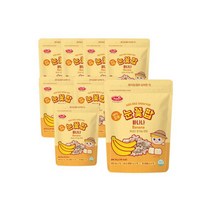 베베스트 처음먹는칼슘 눈꽃팝 바나나 8개