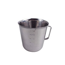 데몰 제과 컵 스테인리스 손잡이 계량컵 베이킹 스틸 3000