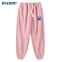주니어트레이닝바지 봄가을 운동 남자 긴바지 트렌드 커플 조거 츄리닝바지 A128 BK5517 P35 4995142946