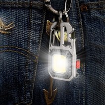 초광량 미니 울트라 cob led 미니랜턴 후레쉬, 스퀘어형 기본, 1개
