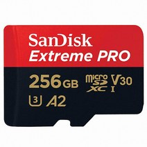 Sandisk 256g micro SD Extreme Pro 2018 (256GB) microSD, 선택없음