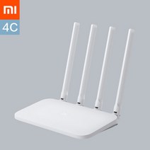 원래 xiaomi mi wifi 라우터 4c roteador 앱 제어 64 ram 802.11 bgn 2.4g 300mbps 4 안테나 라우터 리피터, 영국 추가