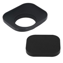 Haoge LH-B39T 39mm 사각형 금속 나사 포함 렌즈 후드 음영 디자인 캡 부착 for 39mm Canon 캐논 Nikon 니콘 Sony 소니 Leica 라이카 Zeiss 칼 자이스 Voigtlander 폭렌더 Fujifilm 후지 필름 Olympus 올림푸스