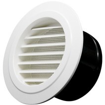 ABS 원형 환기구 아파트 배기구 공기청정기 환기캡, U.뉴스트레이트루버75mm