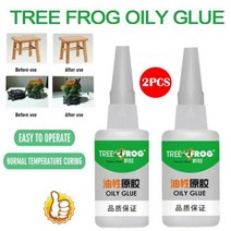 접착제 목공본드 목공풀 재접착풀 목공용풀 2X Universal Welding Tree Frog Oily Glue Plastic Wood Metal Rubber, 단일옵션