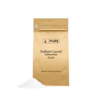 Pure Original Ingredients 소듐 라우릴 설포아세테이트(SLSA) (0 9kg(2파운드)) 오래 지속되는 폼 및 버블 피부에 순함 미국직송 283803