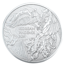 [케이민트] 불리온 실버 코인(피닉스) 2021 1oz korean-phoenix Ag999 Silver Coin X 10ea