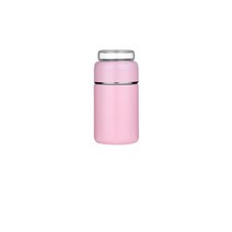 보온 보냉 주전자 스토리지 280ml 스테인레스 스틸 병 병 thermocup 차 진공 플라스크 주입기 병 사무실을위한 차 insufer와 열 머그잔, 분홍, 220ml