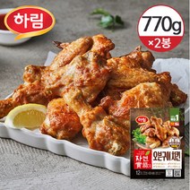 [냉동] 하림 자연실록 오븐구이 치킨 770g×2개, 1개
